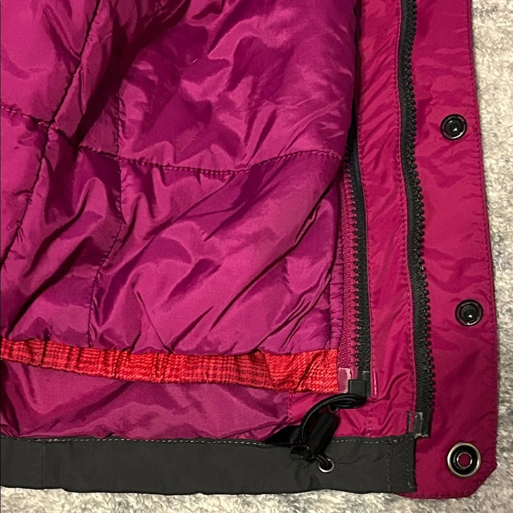The North Face Charcoal Jacket with Magenta Lining XS 6 ☀️